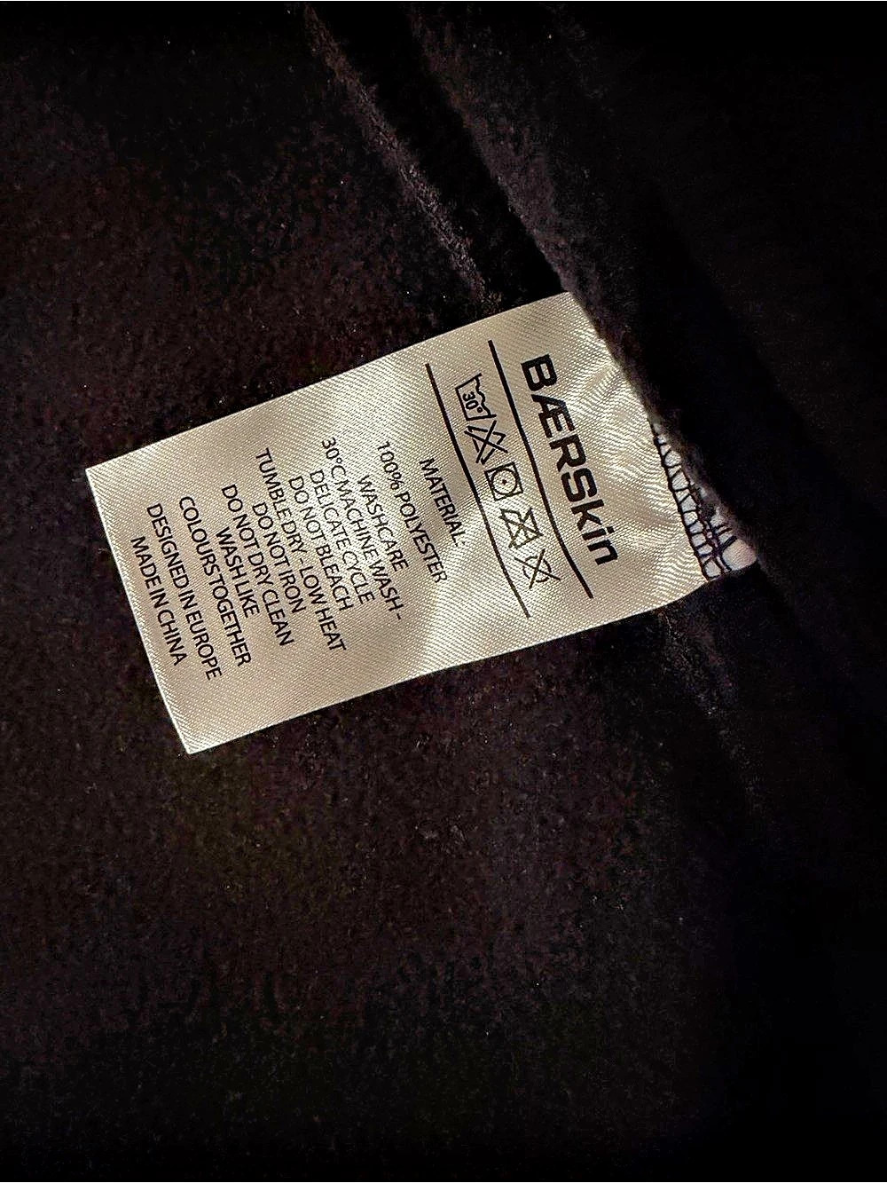 Bearskin Men's Black Hooded Fleece Performance Jacket - Picture 4 of 6